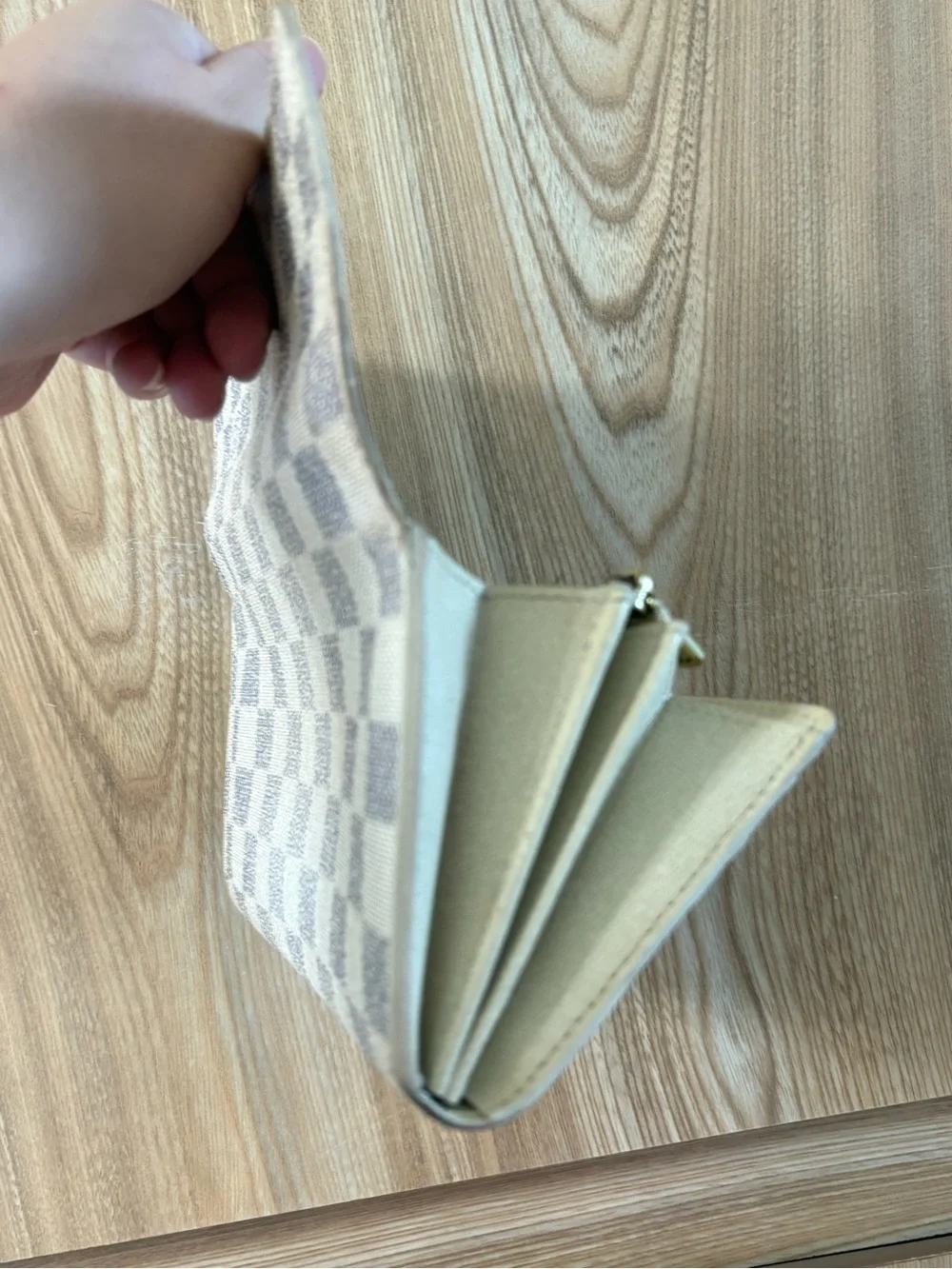 Authentic Louis Vuitton Portefeuille  Damier Azur Wallet